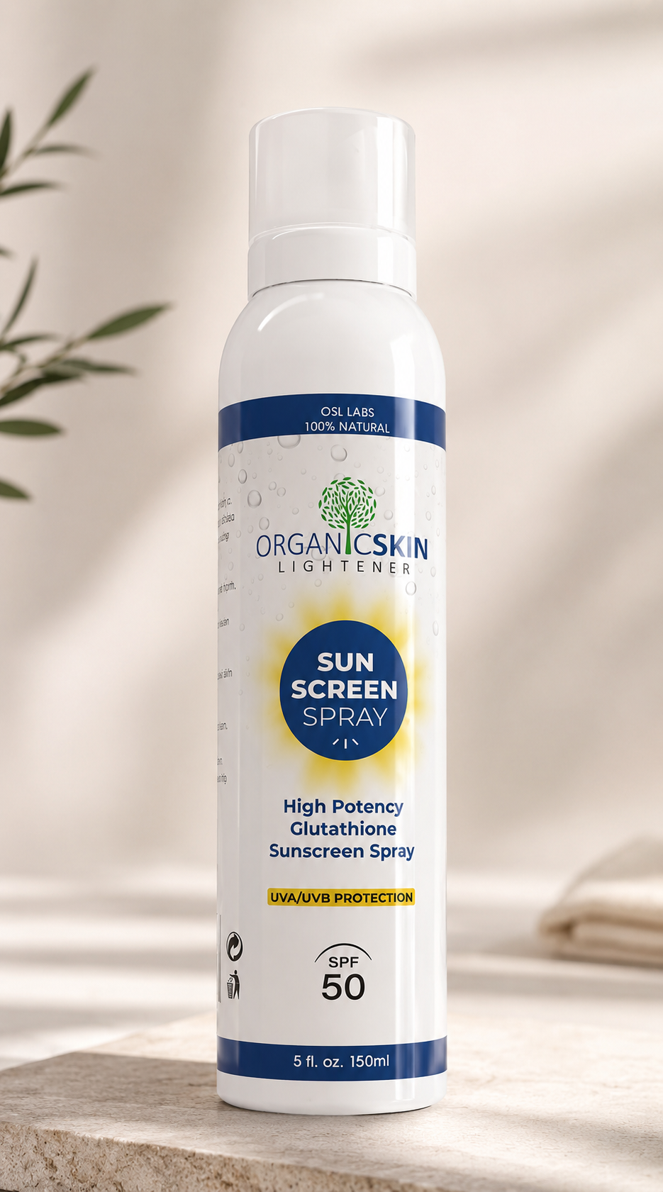 High Potency Glutathione Sunscreen Spray